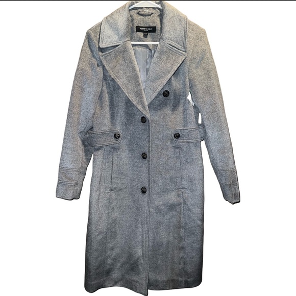 Kenneth Cole Women’s Wool-Blend Military Jacket - Size Medium - Picture 4 of 4